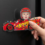 Funny Custom Kid Face Car Toys - Personalized Magnet 2