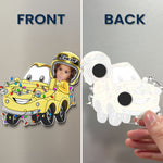 Funny Custom Kid Face Car Toys - Personalized Magnet 4