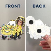 Funny Custom Kid Face Car Toys - Personalized Magnet 4
