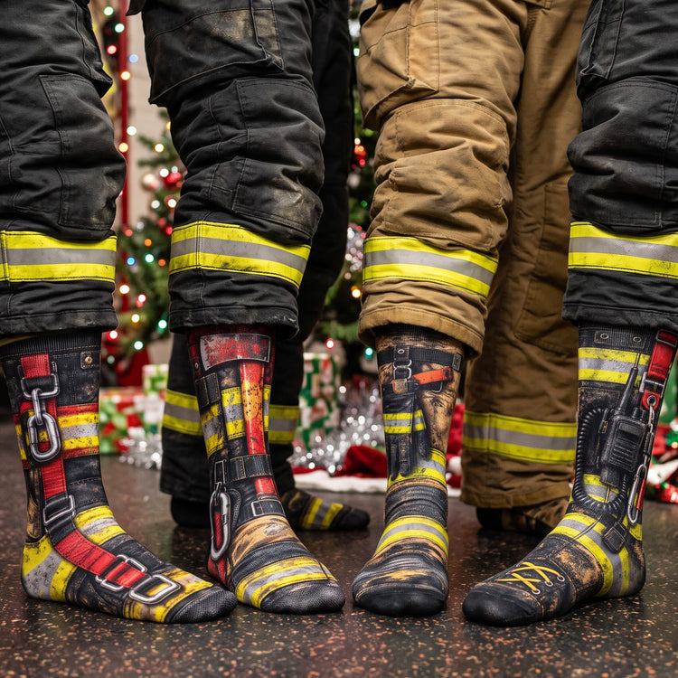 Funny Firefighter 3D Print Fireman Costume Novelty Gag Gifts - Personalized Socks 1