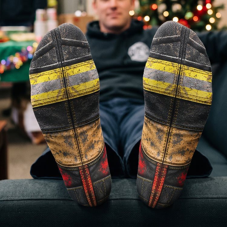 Funny Firefighter 3D Print Fireman Costume Novelty Gag Gifts - Personalized Socks 3