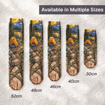 Funny Gag Gifts For Coworkers, Family, Dad - Hiking, Camping Lovers - Personalized Socks 2
