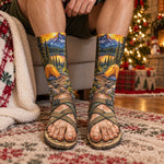 Funny Gag Gifts For Coworkers, Family, Dad - Hiking, Camping Lovers - Personalized Socks 7