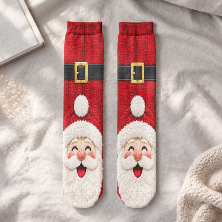 Funny Gag Gifts For Coworkers, Family, Kids - Christmas Jolly - Personalized Socks 6