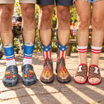 Funny Gag Gifts For Him, Coworkers, Family, Kids - American Vibe Style Bbq Party - Personalized Socks 4