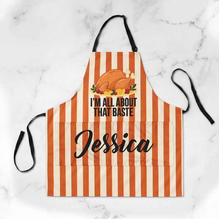 Funny Matching Family Friendsgiving Group Thanksgiving Party - Personalized Apron 4