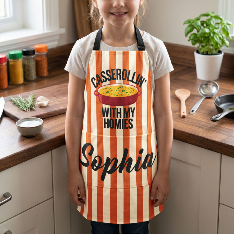 Funny Matching Family Friendsgiving Group Thanksgiving Party - Personalized Apron 5