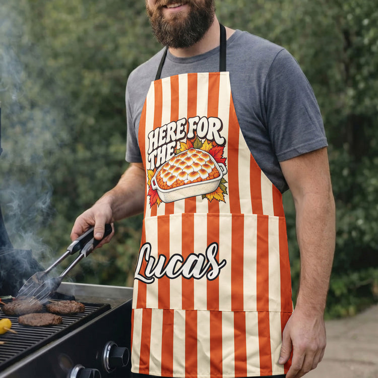 Funny Matching Family Thanksgiving Friendsgiving Group Party - Personalized Apron 3