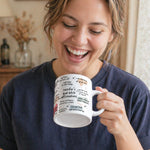 Funny Mug - Bad B*Tch Affirmations - For Coworkers, Friends, Self Gift - 3D Middle Finger - Personalized Mug 5