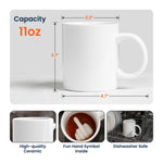Funny Mug - Bad B*Tch Affirmations - For Coworkers, Friends, Self Gift - 3D Middle Finger - Personalized Mug 6
