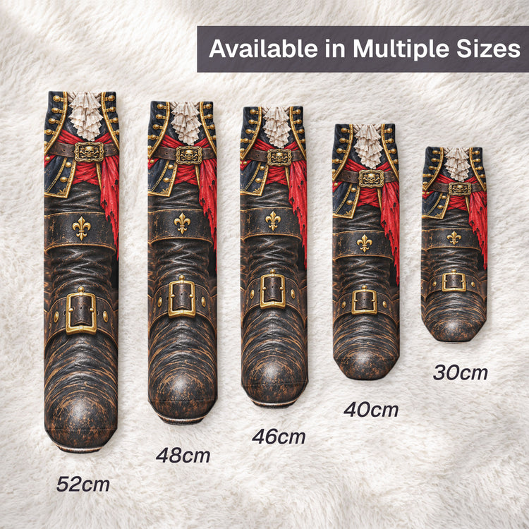 Funny Pirate 3D Novelty Costume Socks Gag Gifts For Men & Women - Personalized Socks 3
