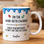 Funny Quote Gift For Coworkers, Nurse, Teacher - Personalized Ornament 3