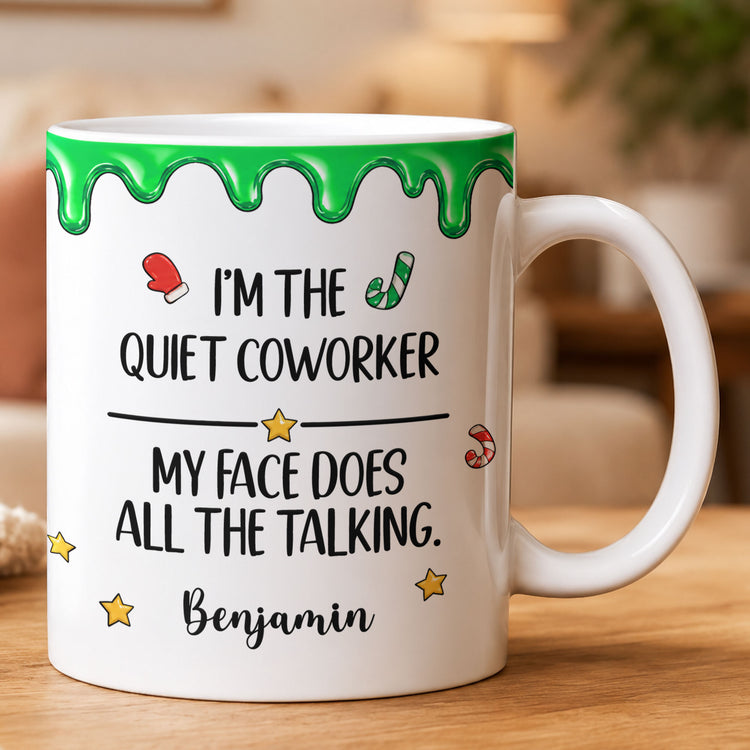 Funny Quote Gift For Coworkers, Nurse, Teacher - Personalized Ornament 6