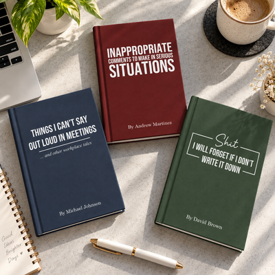 Funny Sarcastic Notebook - Coworker Gag Gifts Exchange Gifts For Coworkers - Personalized Journal