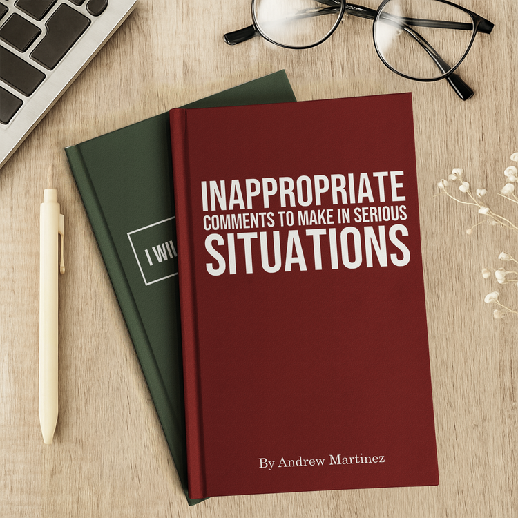 Funny Sarcastic Notebook - Coworker Gag Gifts Exchange Gifts For Coworkers - Personalized Hardcover Journal 6