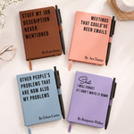 Funny Sarcastic Notebook - Coworker White Elephant, Exchange Gifts - Personalized Journal 1