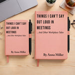 Funny Sarcastic Notebook - Coworker White Elephant, Exchange Gifts - Personalized Journal 3