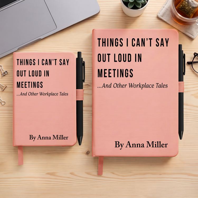 Funny Sarcastic Notebook - Coworker White Elephant, Exchange Gifts - Personalized Journal 3