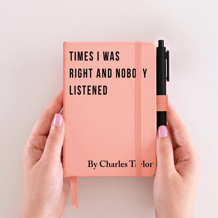 Funny Sarcastic Notebook - Coworker White Elephant, Exchange Gifts - Personalized Journal 5