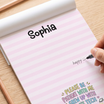 Funny Sarcastic Work Coworker Gift - Personalized Notepad 3
