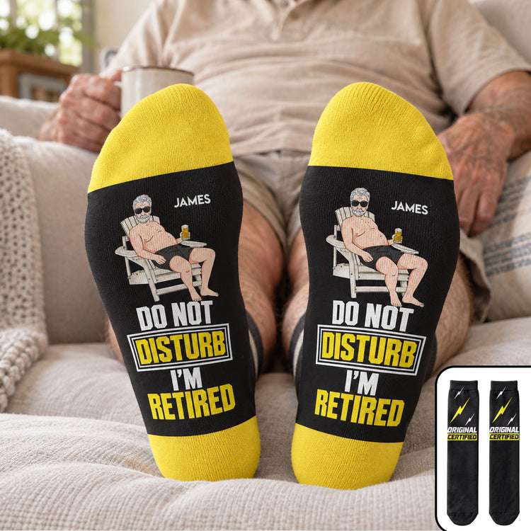 Funny Socks Gifts For Retirement - Personalized Socks 1