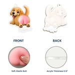 Funny Squishy Big Butt Gift For Dog Lover - Personalized Rear View Mirror Accessory 6
