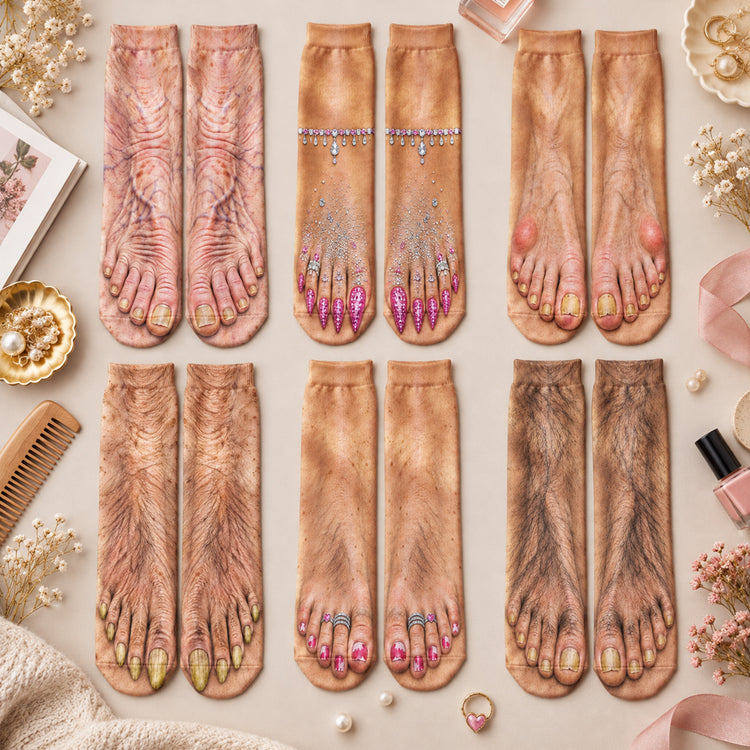 Funny Ugly Gag Gifts For Coworkers, Dad, Family, Besties - Ugly - Personalized Socks 4
