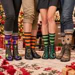 Funny Ugly Gag Gifts For Coworkers, Family, Besties - Witches Besties - Personalized Socks 1
