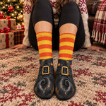 Funny Ugly Gag Gifts For Coworkers, Family, Besties - Witches Besties - Personalized Socks 7