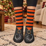 Funny Ugly Gag Gifts For Coworkers, Family, Besties - Witches Besties - Personalized Socks 8