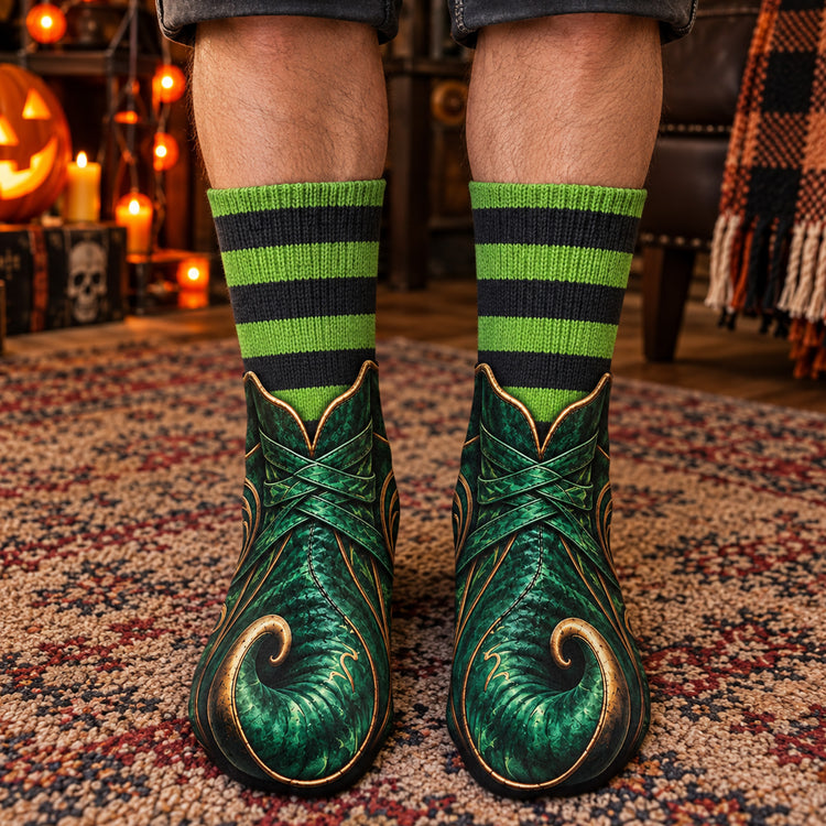 Funny Ugly Gag Gifts For Coworkers, Family, Besties - Witches Besties - Personalized Socks 9