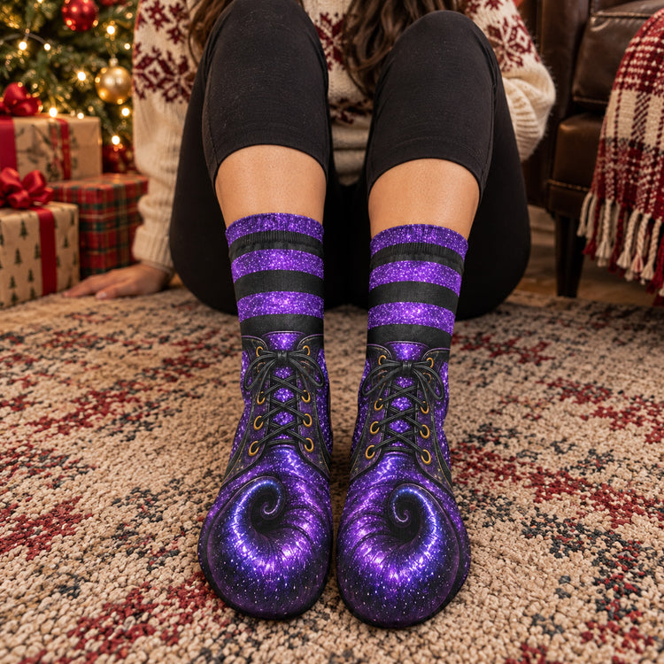 Funny Ugly Gag Gifts For Coworkers, Family, Besties - Witches Besties - Personalized Socks 11