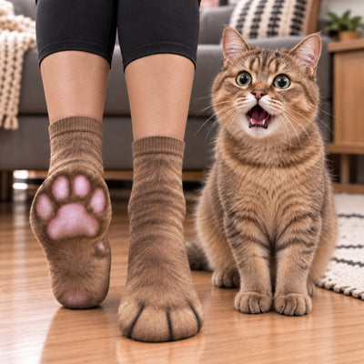 Gag Gift For Pet Lovers - Pet Feet - Personalized Socks