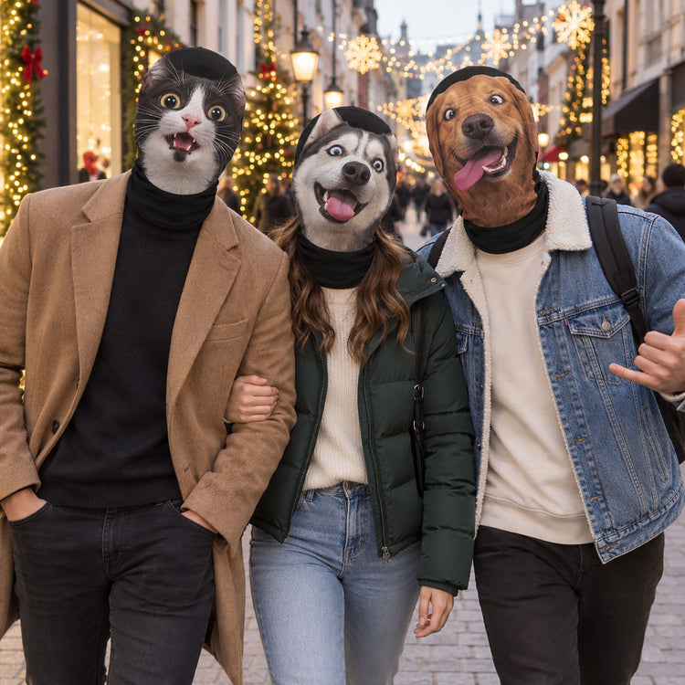 Gag Gift For Pet Lovers - Upload Funny Pet Face Mask - Personalized Balaclava Mask 4