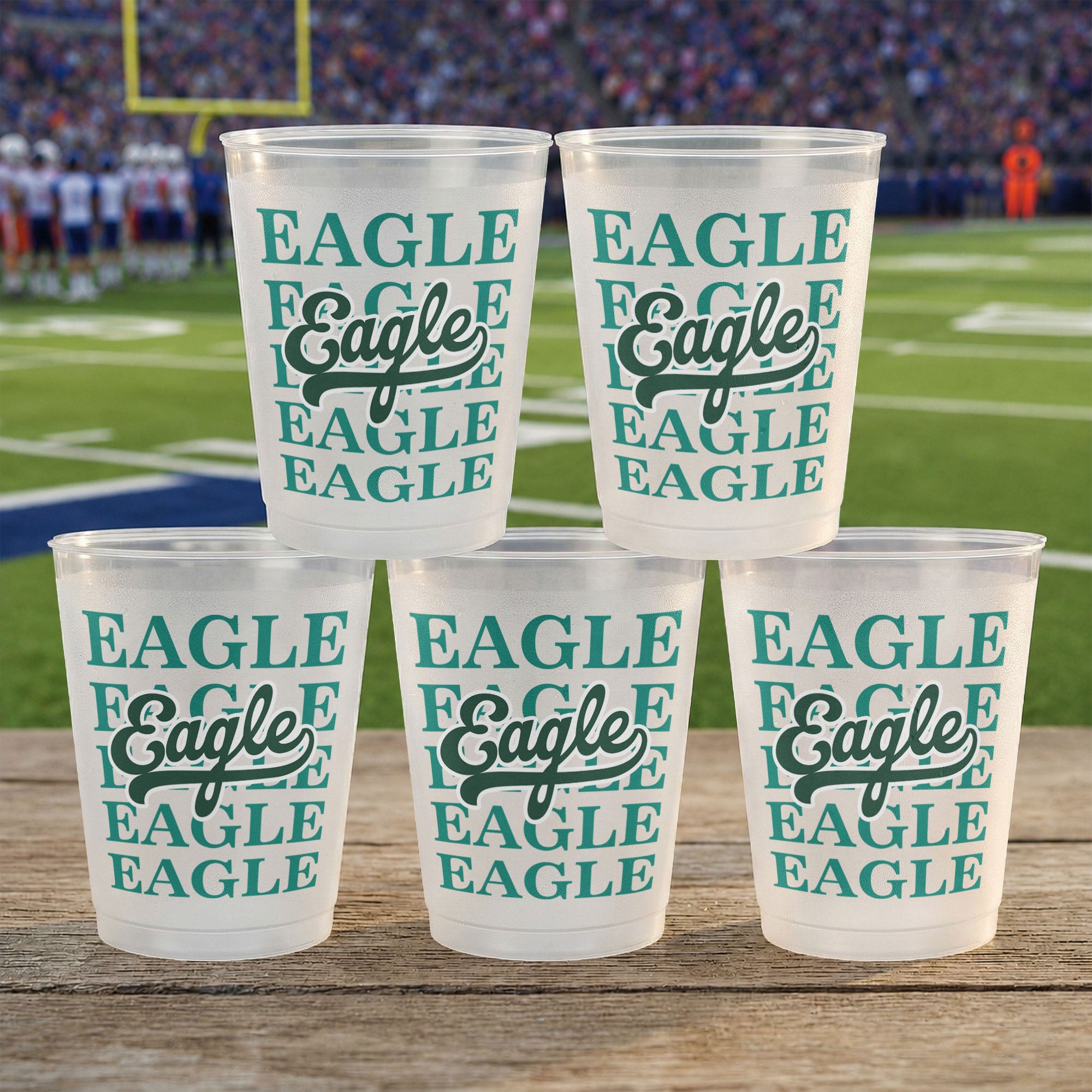 Game Day Custom Mascot Name - Personalized Cups 3