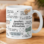 Gardening Affirmation Mug - Gift For Gardening Lover - Personalized Mug 2
