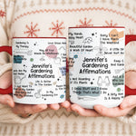 Gardening Affirmation Mug - Gift For Gardening Lover - Personalized Mug 5