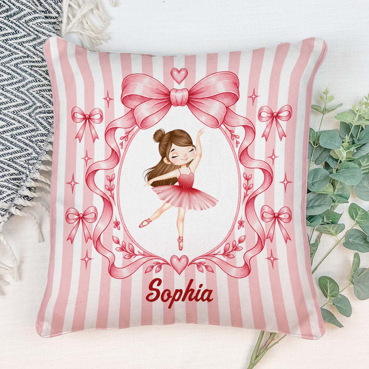Gift For Ballet Lover, Ballerina, Daughter Granddaughter Gift Idea - Personalized Pillow 3