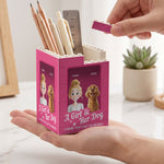 Gift For Dog Lover Stationery Toy Box Style - Personalized Pen Holder 2