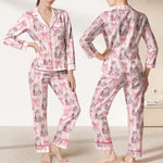 Girly Sleepwear For Pet Lover, Gift For Her, Custom Photo Pet Portrait Watercolor - Personalized Pajamas 2