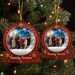 Custom Photo For Family, Grandparents, Grandkids, Siblings - 3D Snow Ball - Personalized Ornament 5
