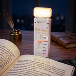 God Say I Am Custom Name & Birth Flower Gift For Book Lovers, Bookworm - Personalized Reading Lamp 2