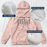 God Says I Am Custom Name Bible Verse & Birth Flower - Personalized Hoodie 6