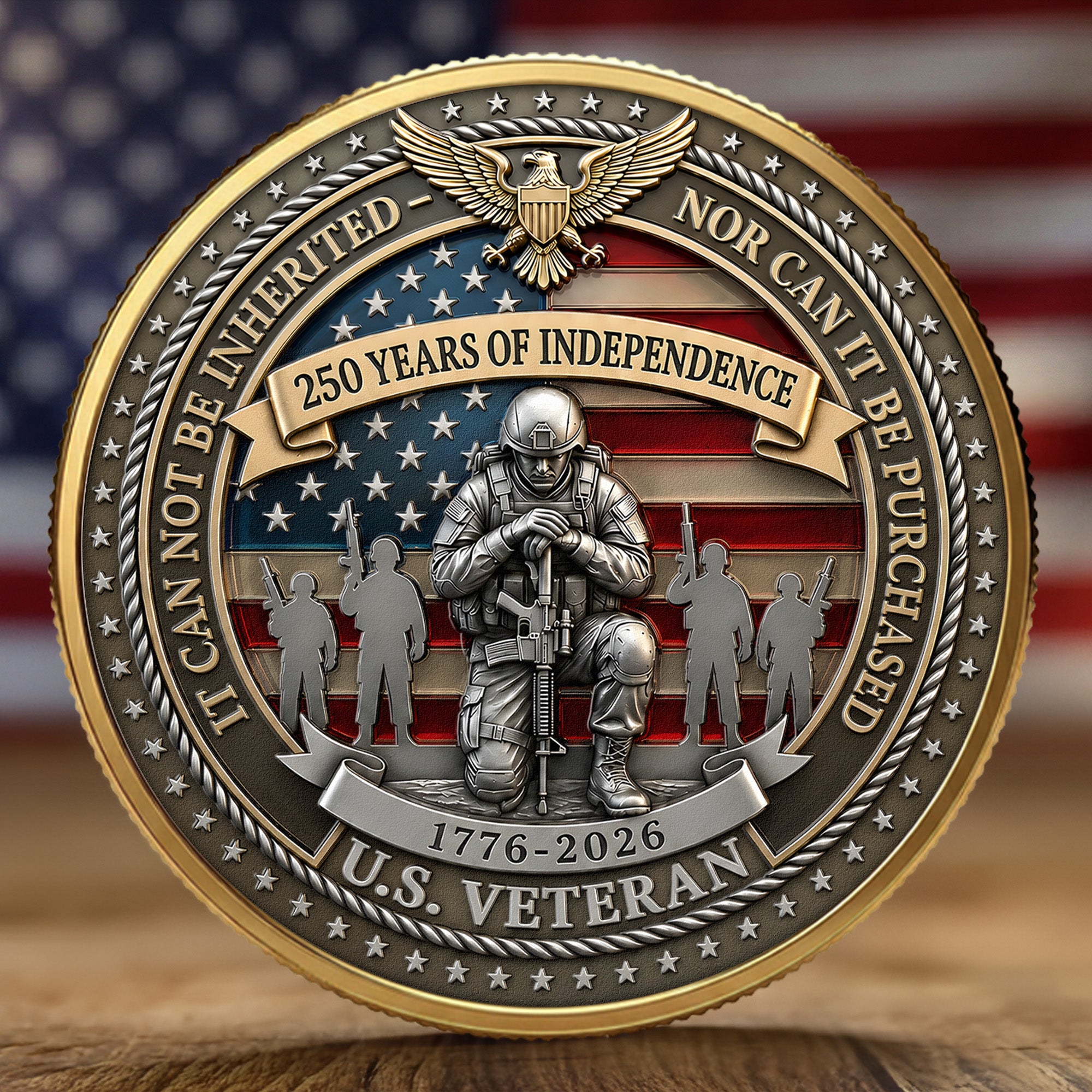 US Veteran 250 Years - Coin