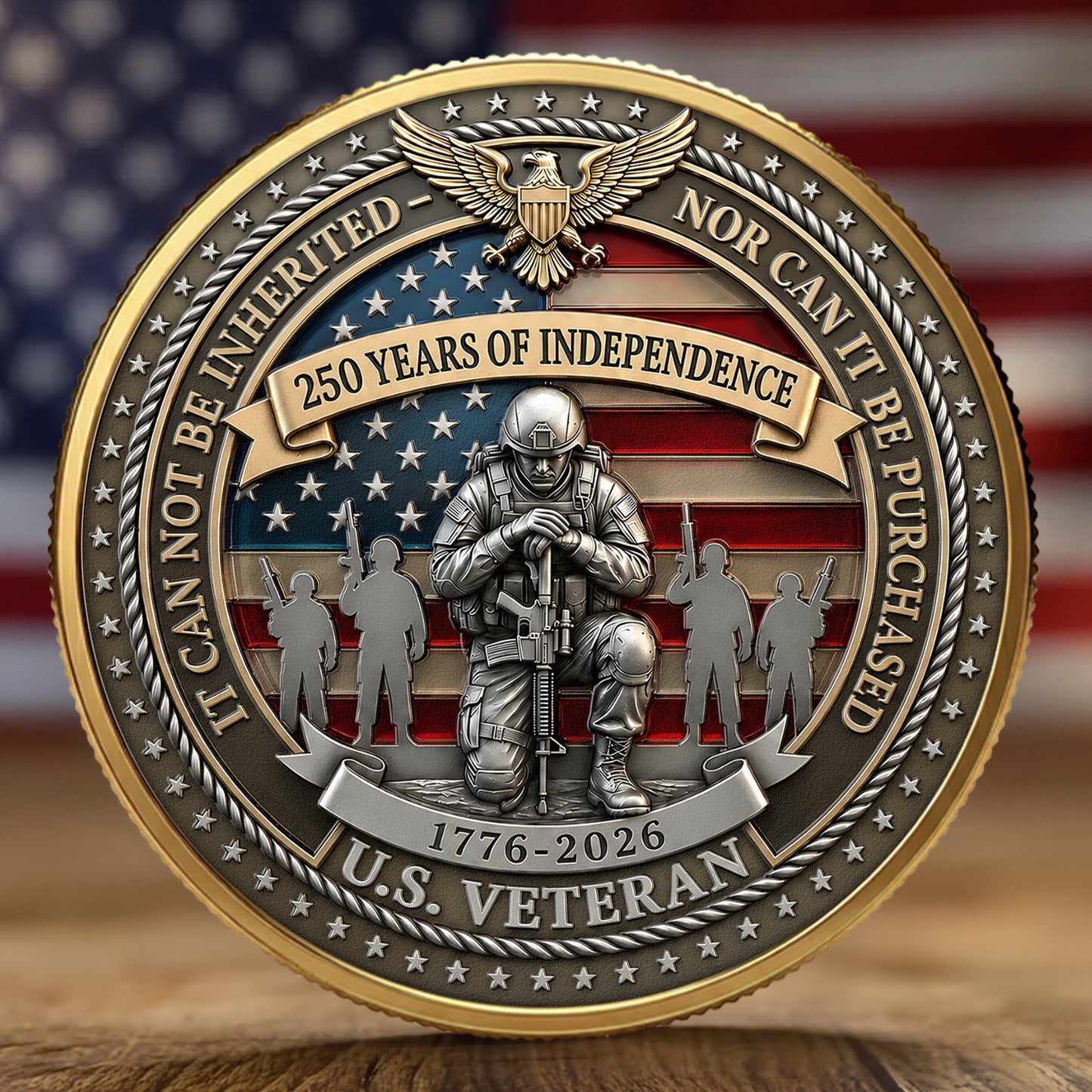 US Veteran 250 Years - Coin