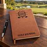 Golf Log Book - Golf Gifts For Him, Husband, Dad, Grandpa - Personalized Journal 1