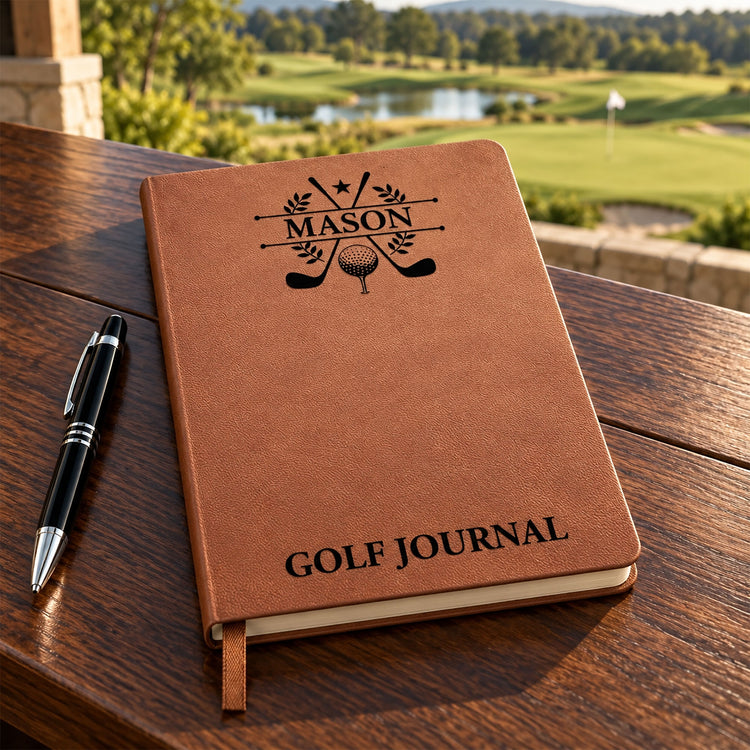 Golf Log Book - Golf Gifts For Him, Husband, Dad, Grandpa - Personaliz ...