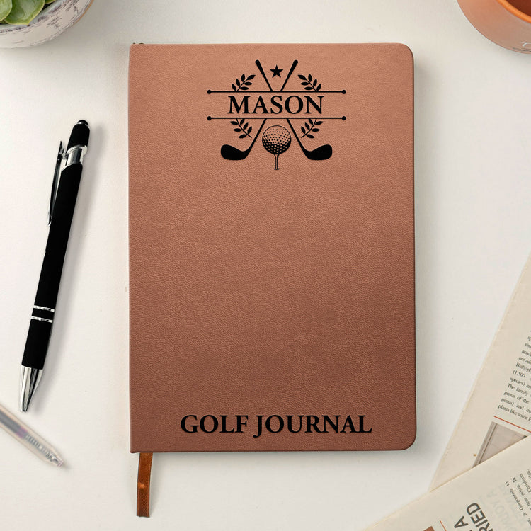 Golf Log Book - Golf Gifts For Him, Husband, Dad, Grandpa - Personaliz ...