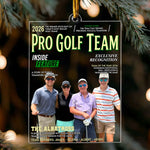Golf Magazine Gift For Golf Lover Goft Team - Personalized Ornament 3