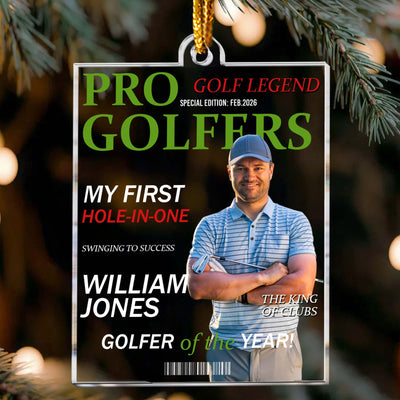 Golfer Of The Year - Personalized Ornament